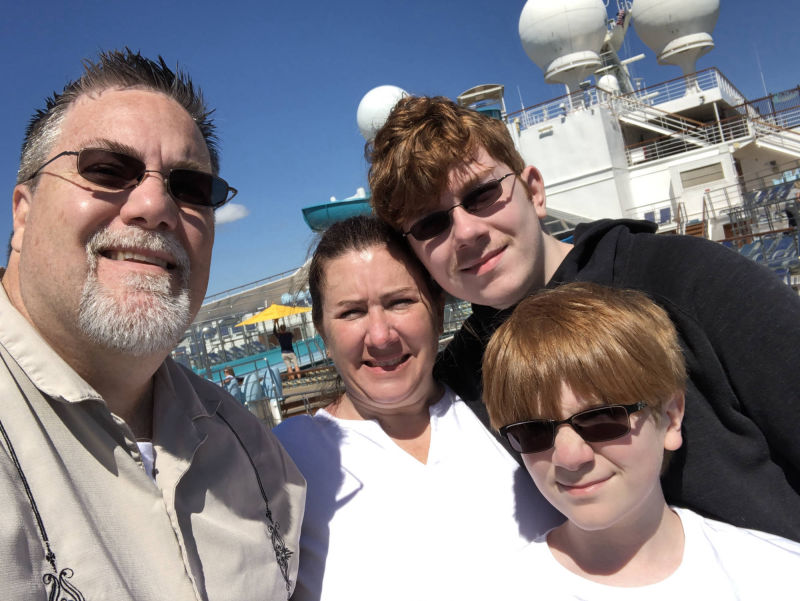 David Brodosi and family traveling to caribbean islands