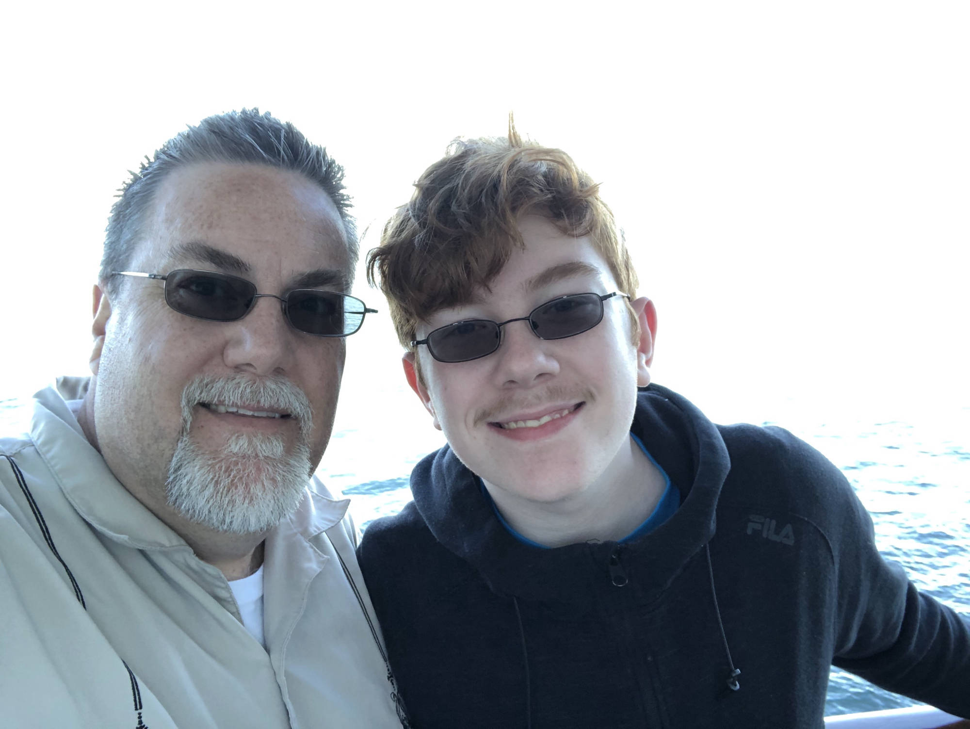 David Brodosi and son traveling to caribbean islands